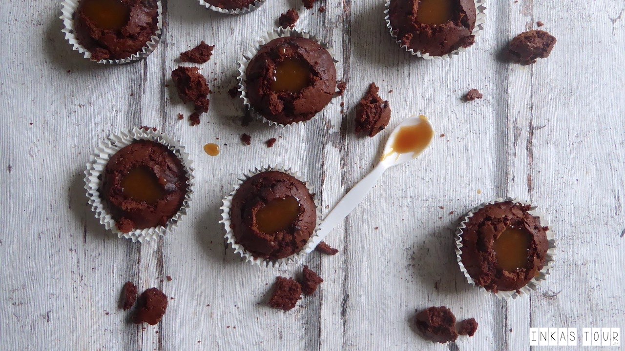 Chocolate Salted Caramel Cupcakes Inkas Tour Handlettering Travelblog Baking Photography Bringing Travel Home