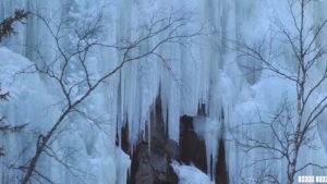 Korouma National Park Frozen Waterfalls Finland Vacation Inkas Tour Photography Salad around the World Travelblog