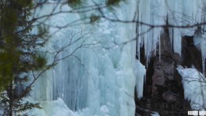 Korouma National Park Frozen Waterfalls Finland Vacation Inkas Tour Photography Salad around the World Travelblog