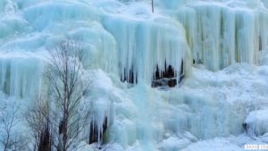 Korouma National Park Frozen Waterfalls Finland Vacation Inkas Tour Photography Salad around the World Travelblog